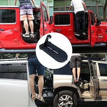 Car Doorstep Easy Access to Car Rooftop Roof-rack Folding Ladder